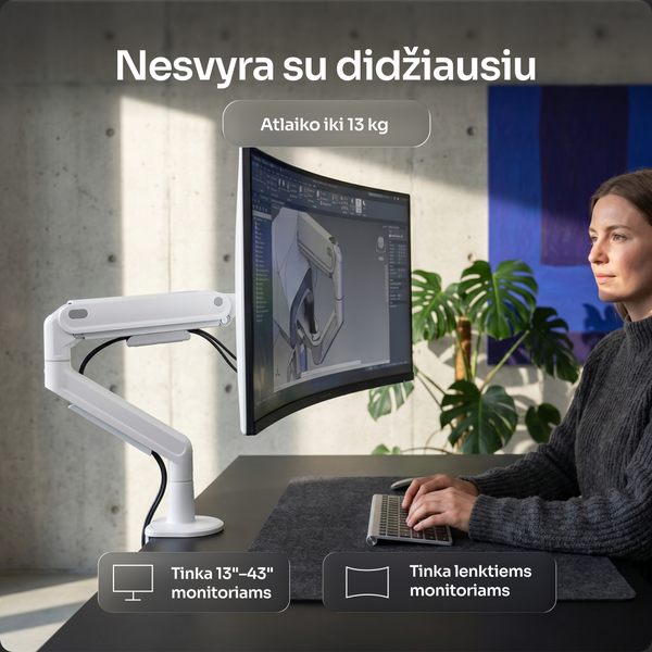 Monitorihoidja OmniARM PRO