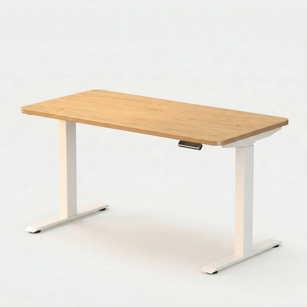 OmniPRO laud 120×60 cm - Tamm Valged jalad