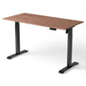 OmniGO reguleeritava kõrgusega laud, pähklivärvi lauaplaat 140 × 70 cm, must raam