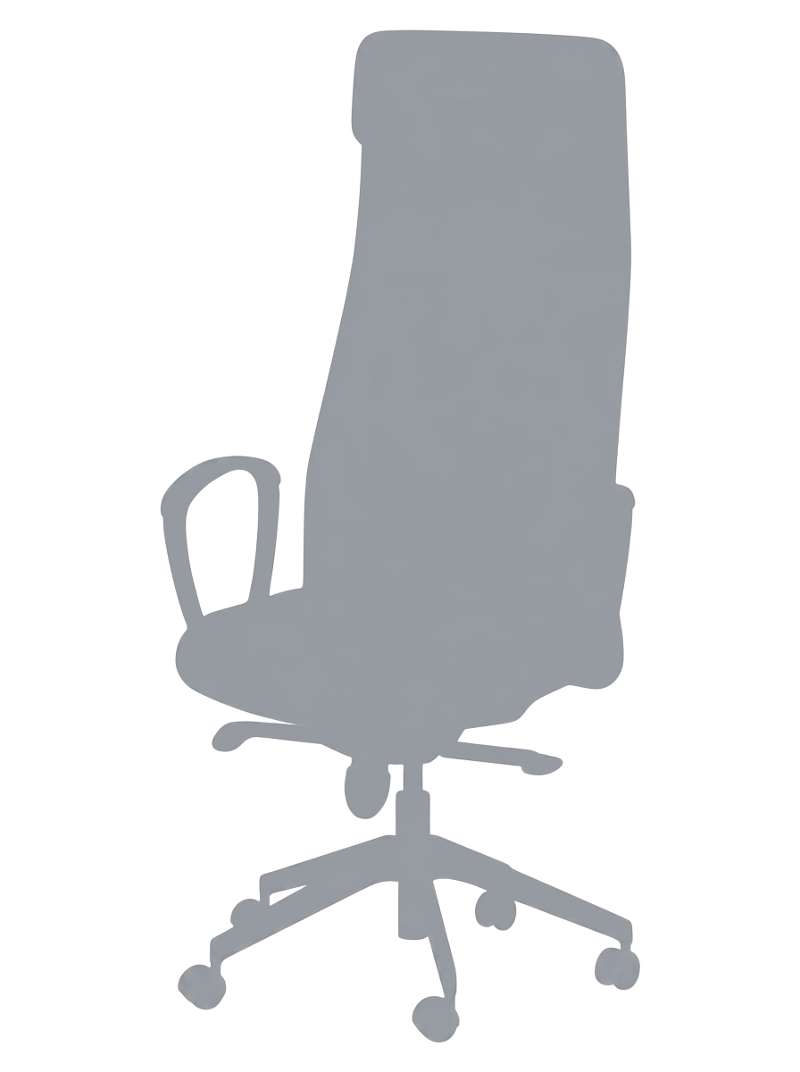 Teise ergonoomilise tooli siluett