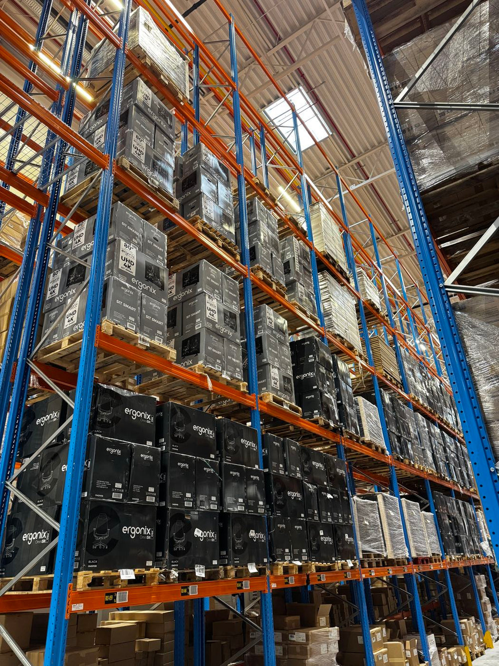 Laoriiulid täis Ergonixi karpe